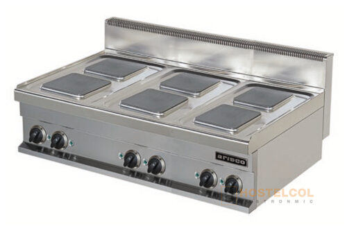 Cocina Eléctrica 6 Placas Cuadradas ER731K-S HX700 Arisco