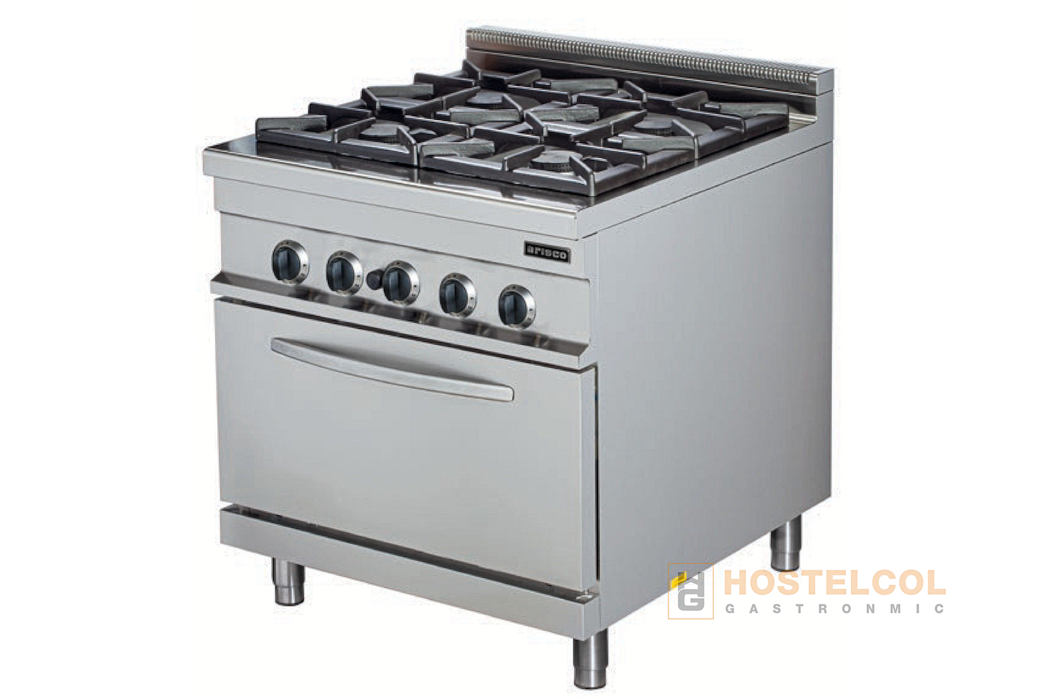 Cocina Eléctrica 4 Fuegos con Horno GN 2/1 GR922E Arisco