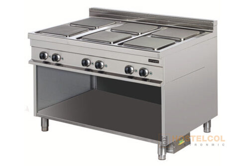 Cocina Eléctrica de 6 Placas Cuadradas con Mueble ER931 HX900 Arisco