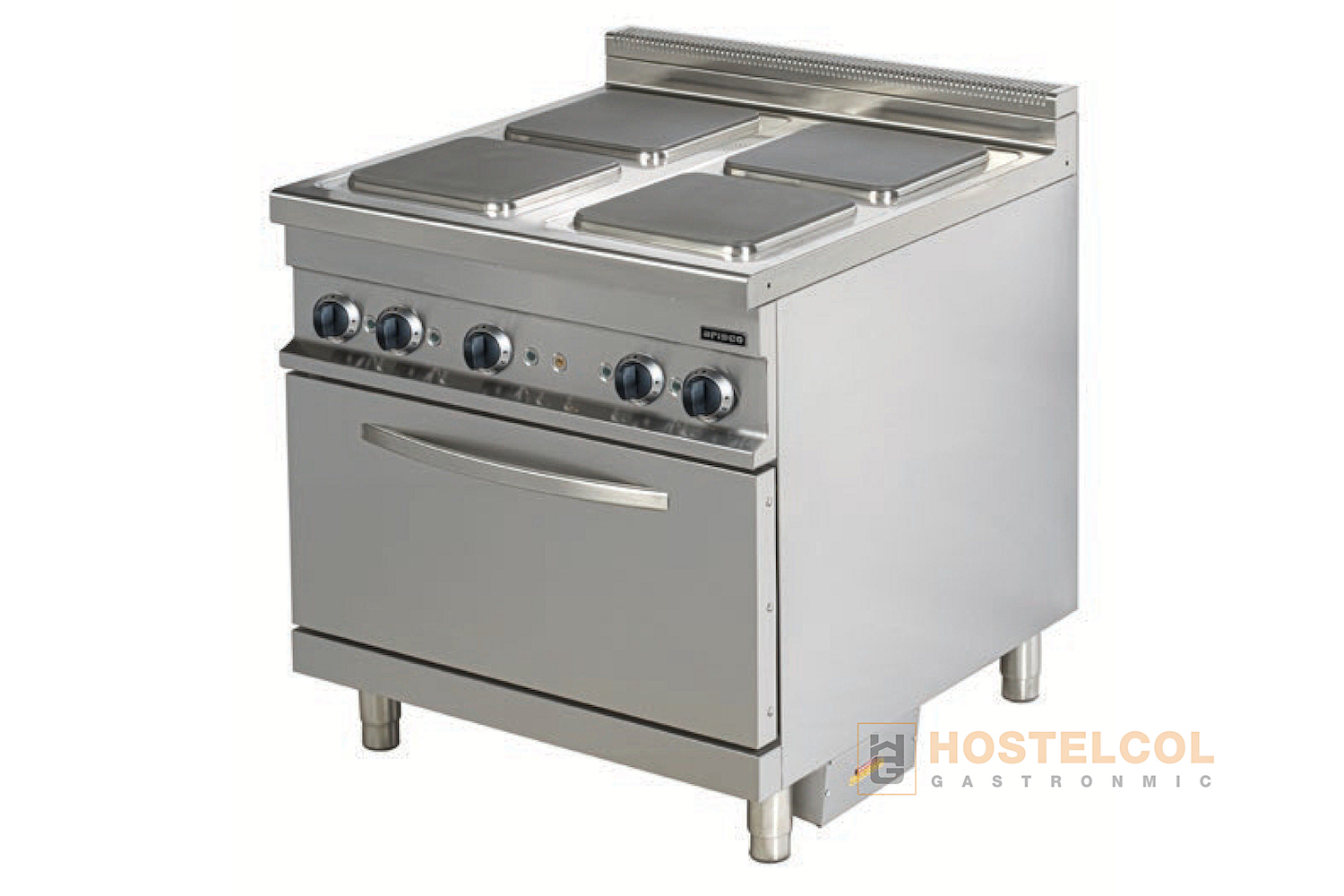 Cocina Eléctrica de 4 Placas con Horno GN 2/1 ER922 HX900 Arisco